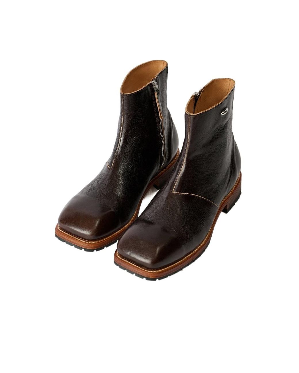 Our Legacy Brown Engine Boots for men