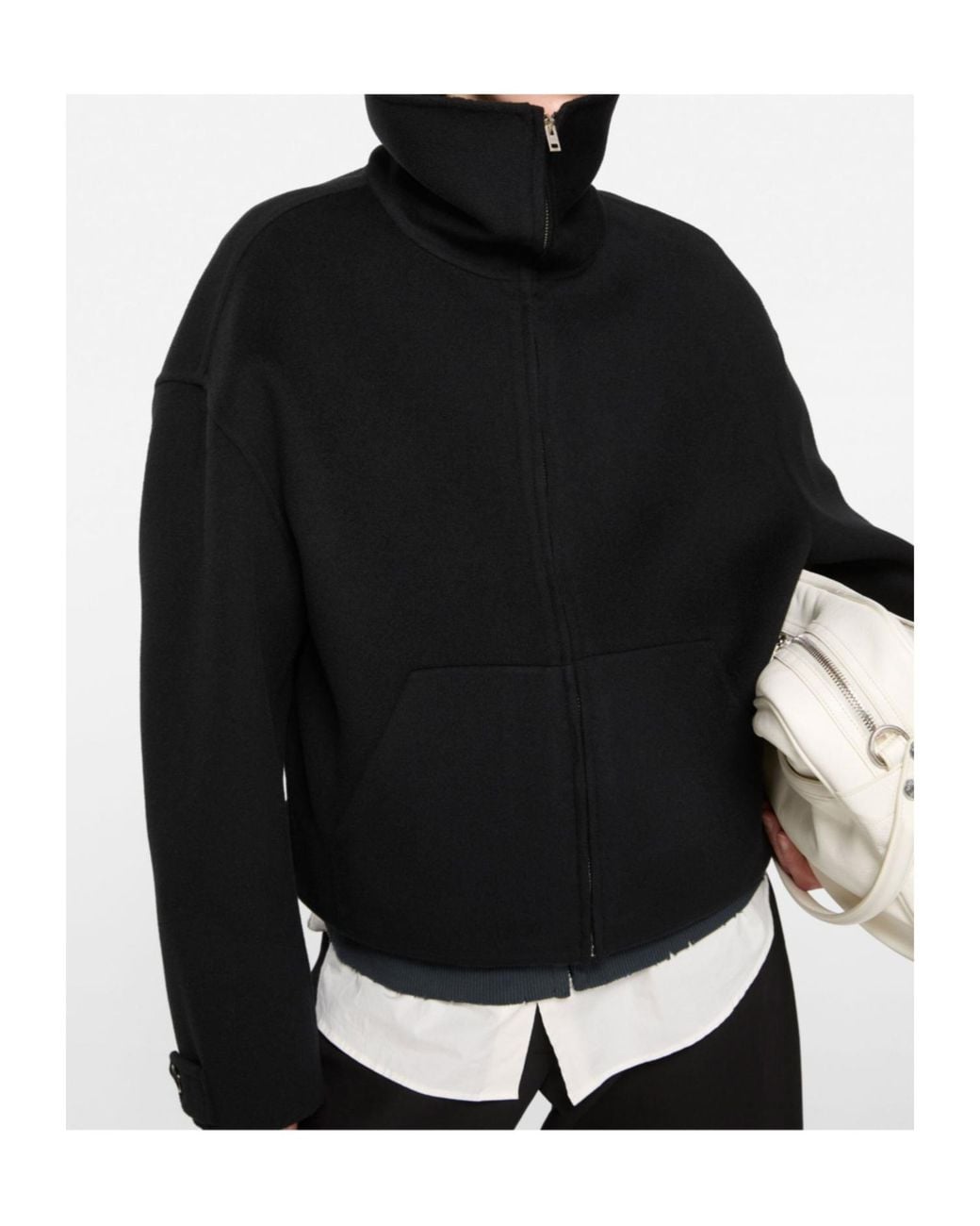 Acne Black Zip-Up Jacket