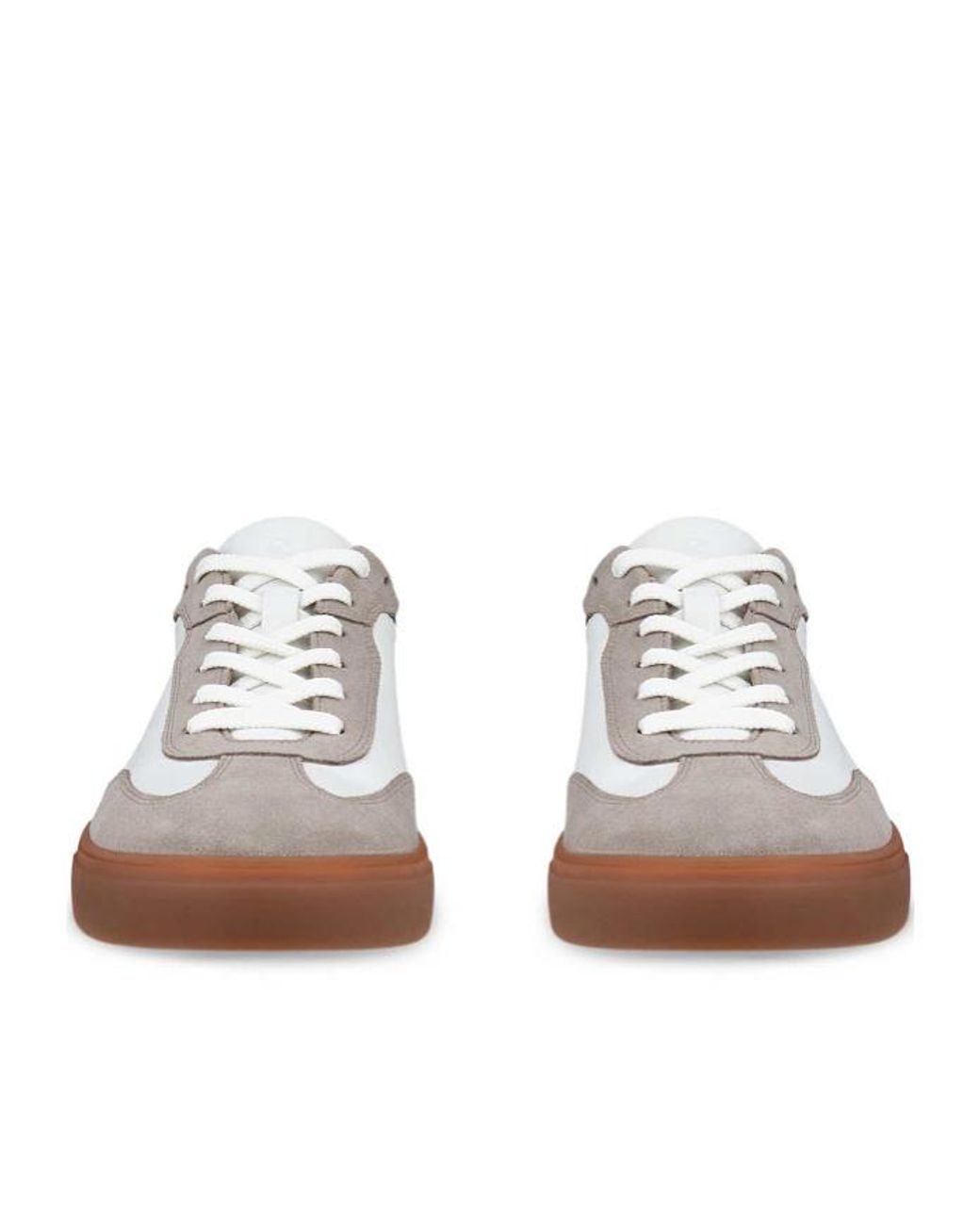 Ecco White Soft 10 Leather Trainer for men