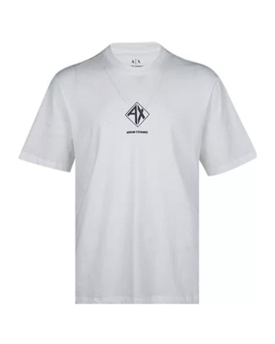 ARMANI EXCHANGE Gray Logo T-Shirt for men