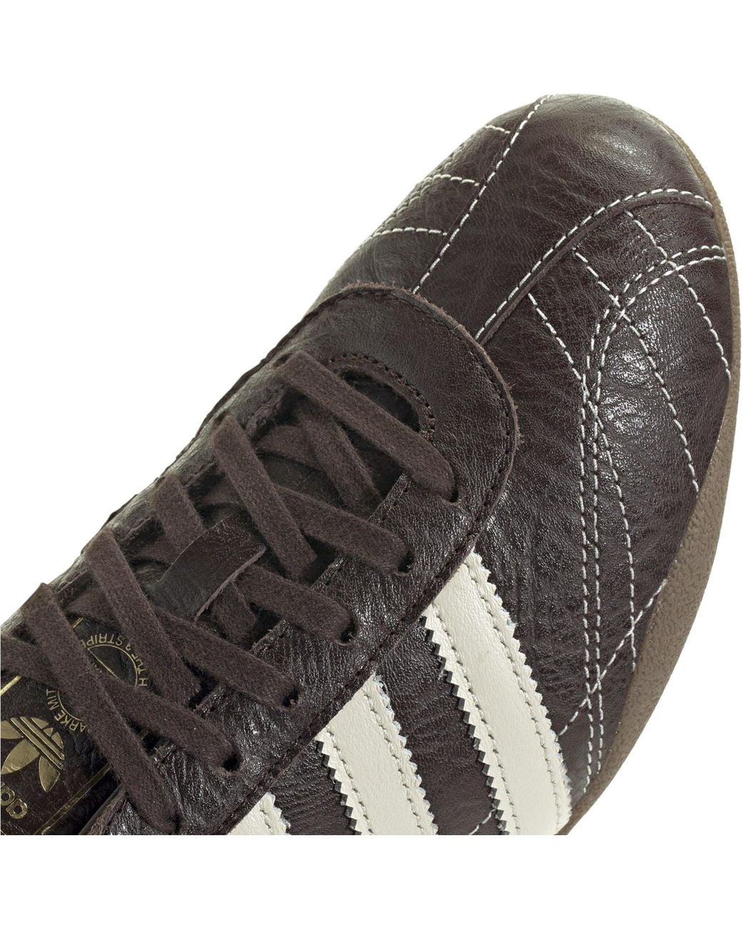 Adidas Originals Black Leather Lowtop Retro Sneaker