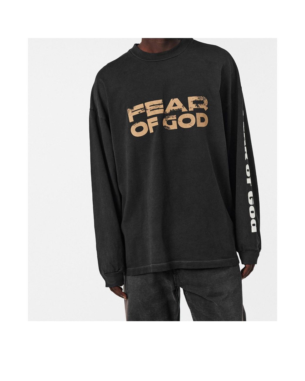 Fear Of God Black Long-Sleeve T-Shirt for men