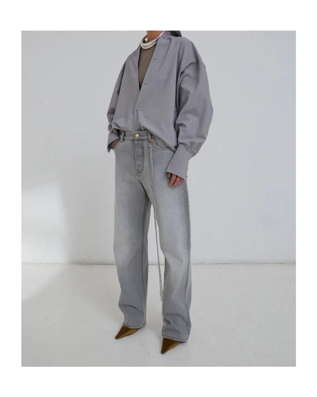 DARKPARK Gray Carla Oversize Shirt