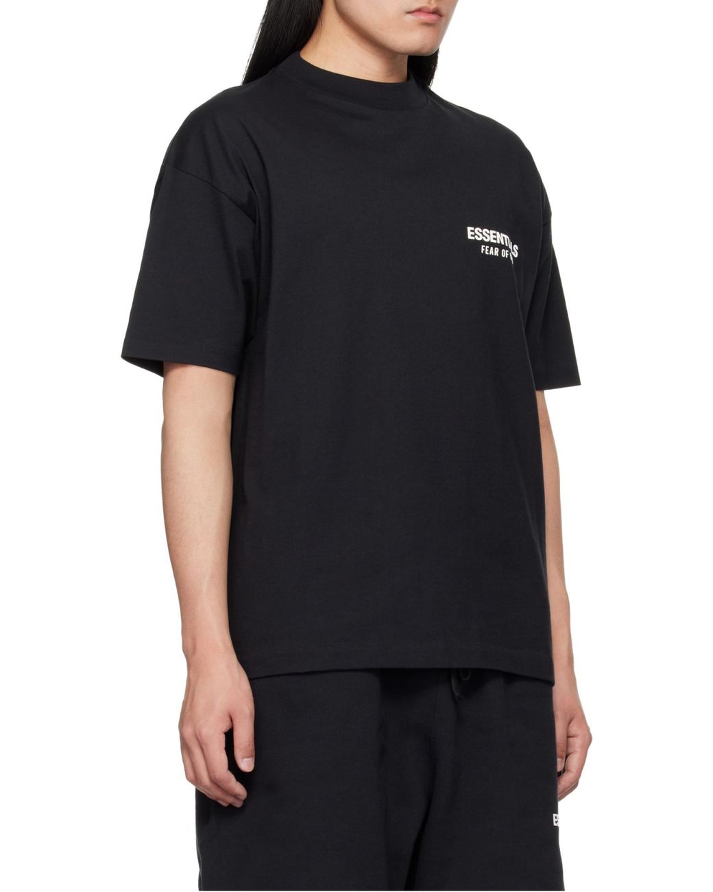 Fear Of God Black Short-Sleeved T-Shirt for men