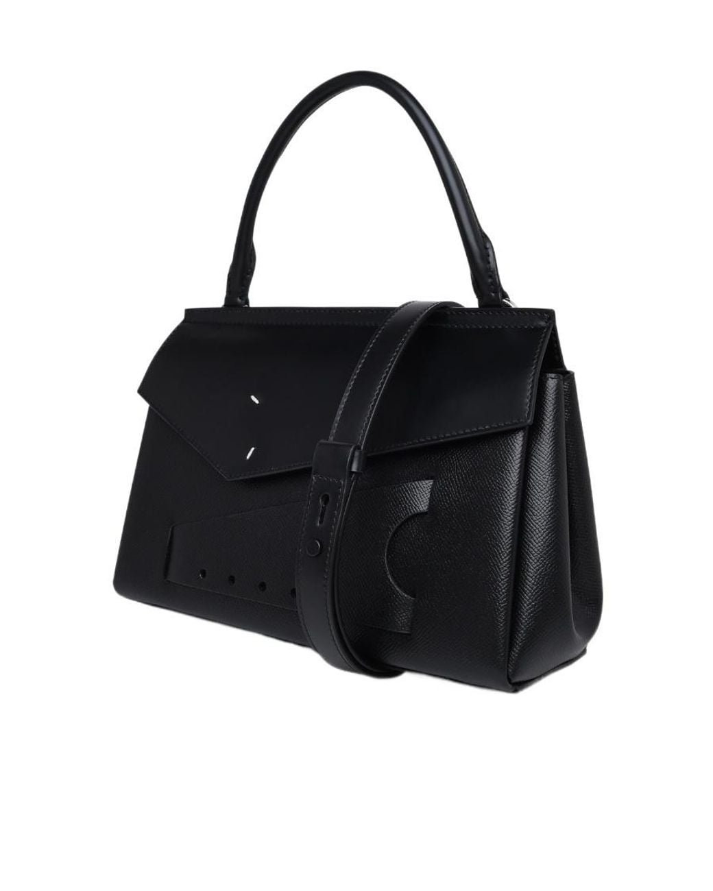 Maison Margiela Black Small Snatched Classique Tote Bag