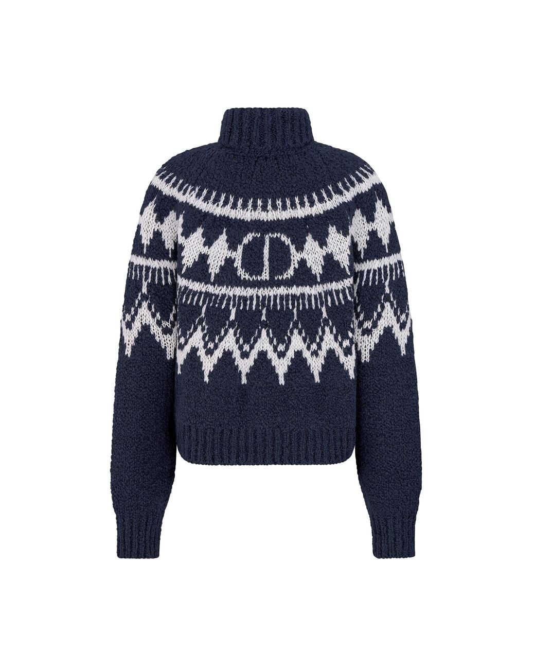 Dior Blue Turtleneck Sweater