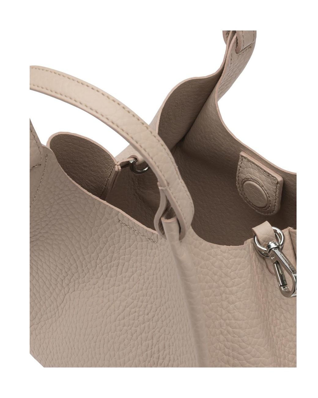 Gianni Chiarini Natural Dua Logo Printed Tote Bag