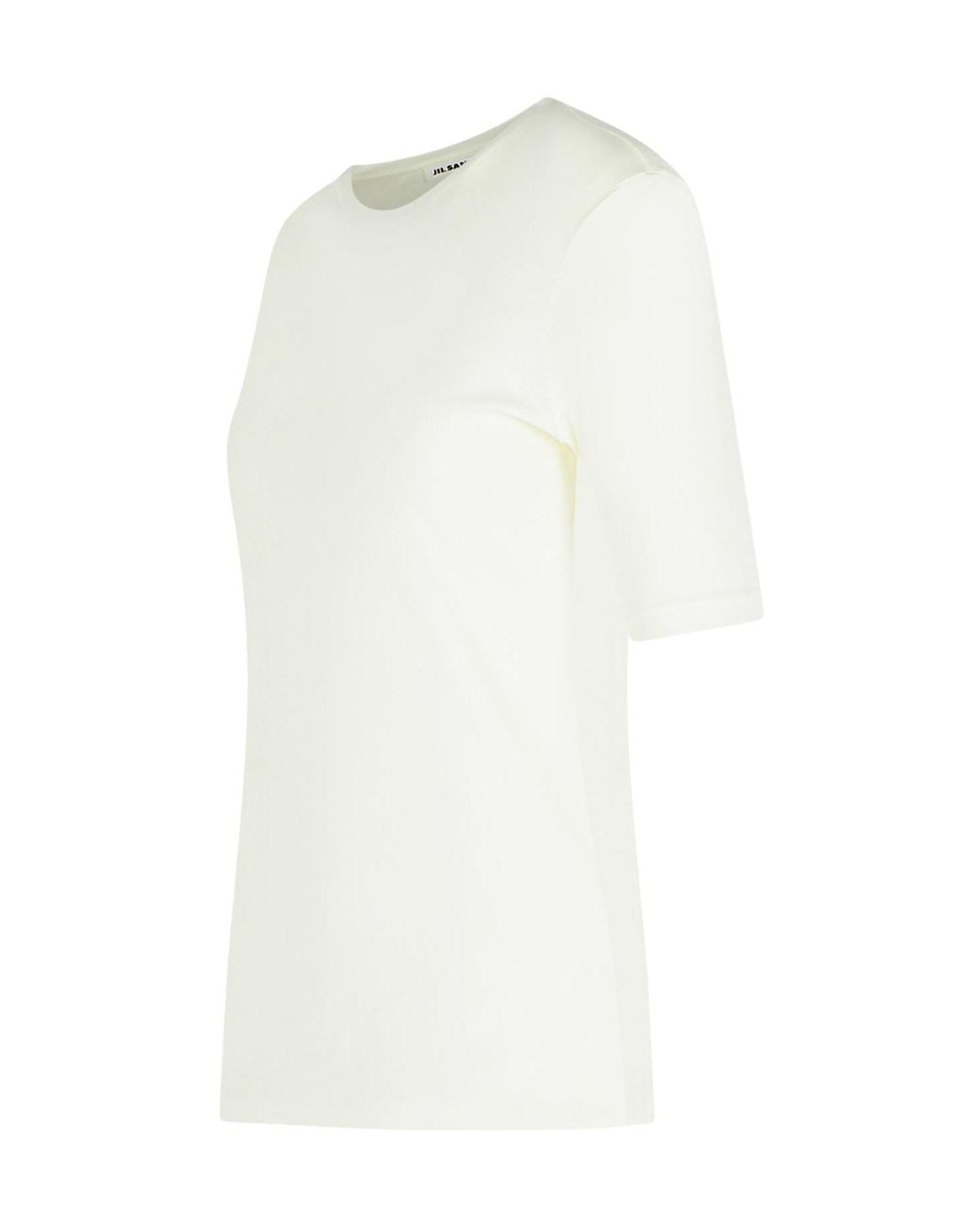 Jil Sander White 3 Pack Logo Embroidered Top