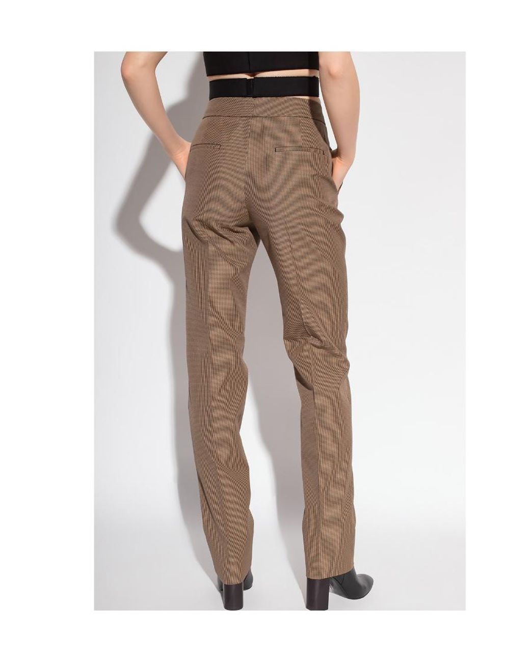 Givenchy Natural Houndstooth Trousers