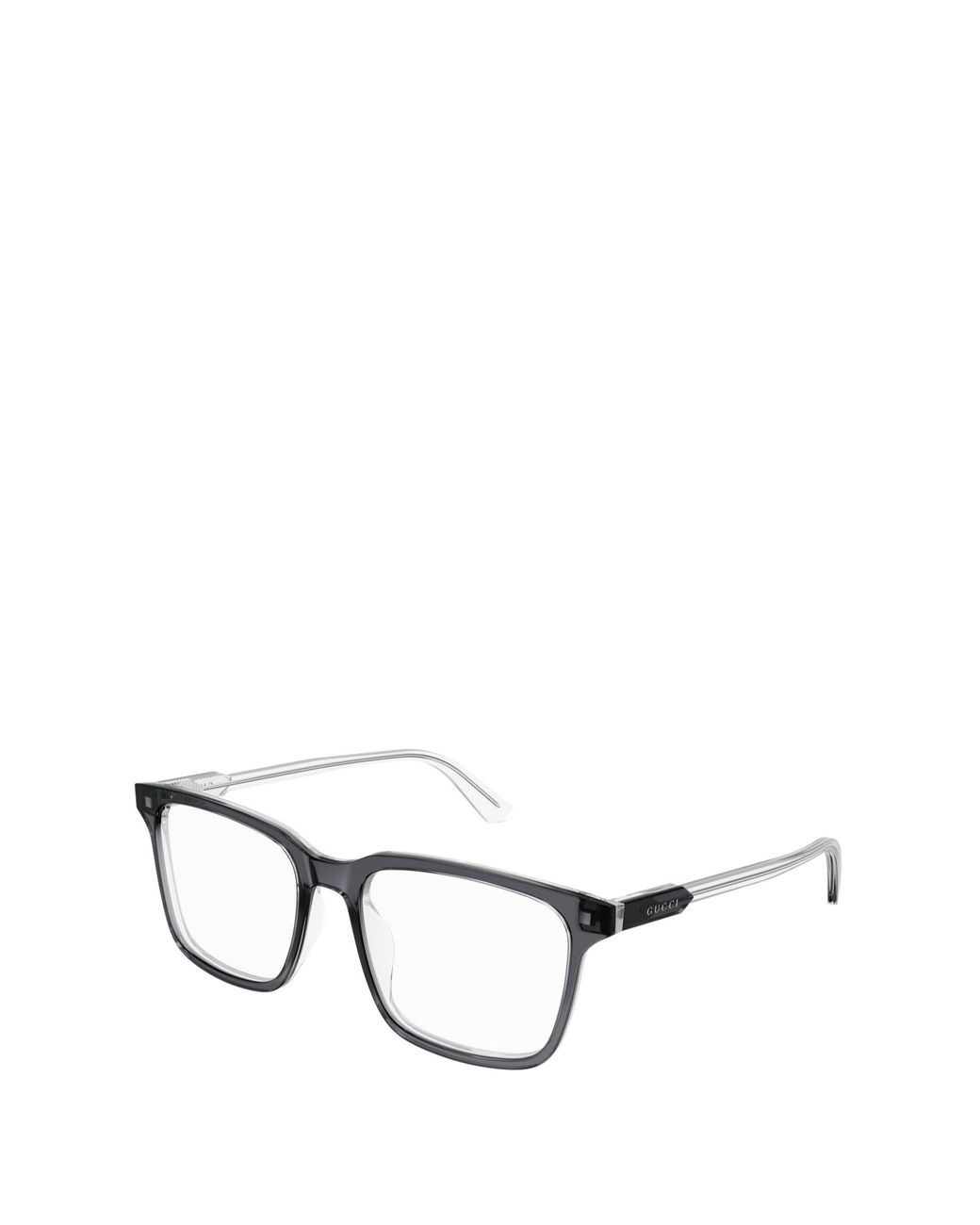 Gucci Black Eyewear Square Frame Glasses for men