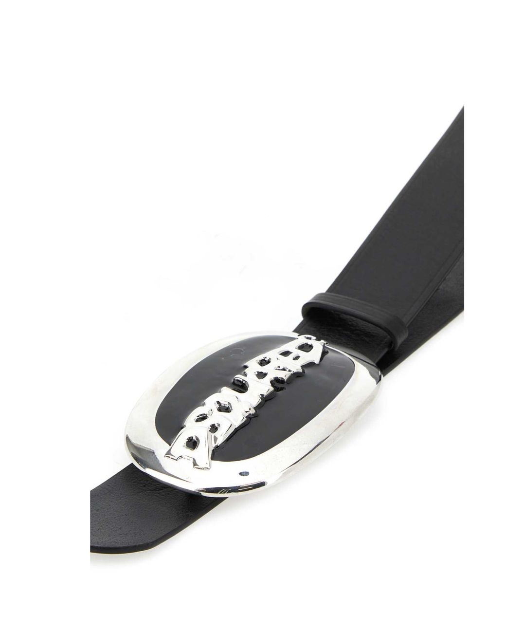 DSquared² Black Logo Plaque Buckle Belt