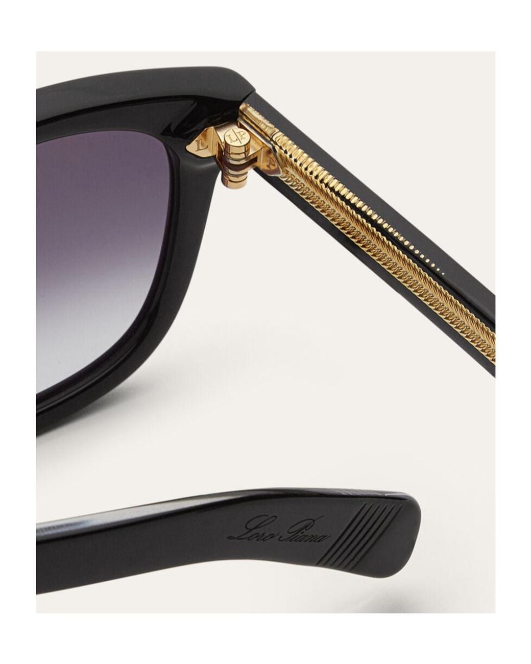 Loro Piana White Spagna Sunglasses