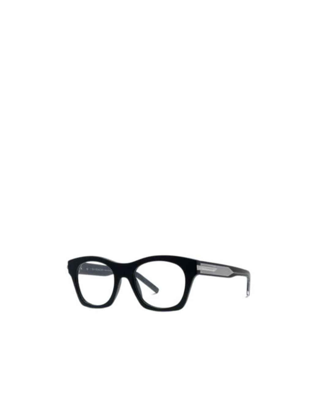 Givenchy White Full-Rimmed Plano Lenses for men