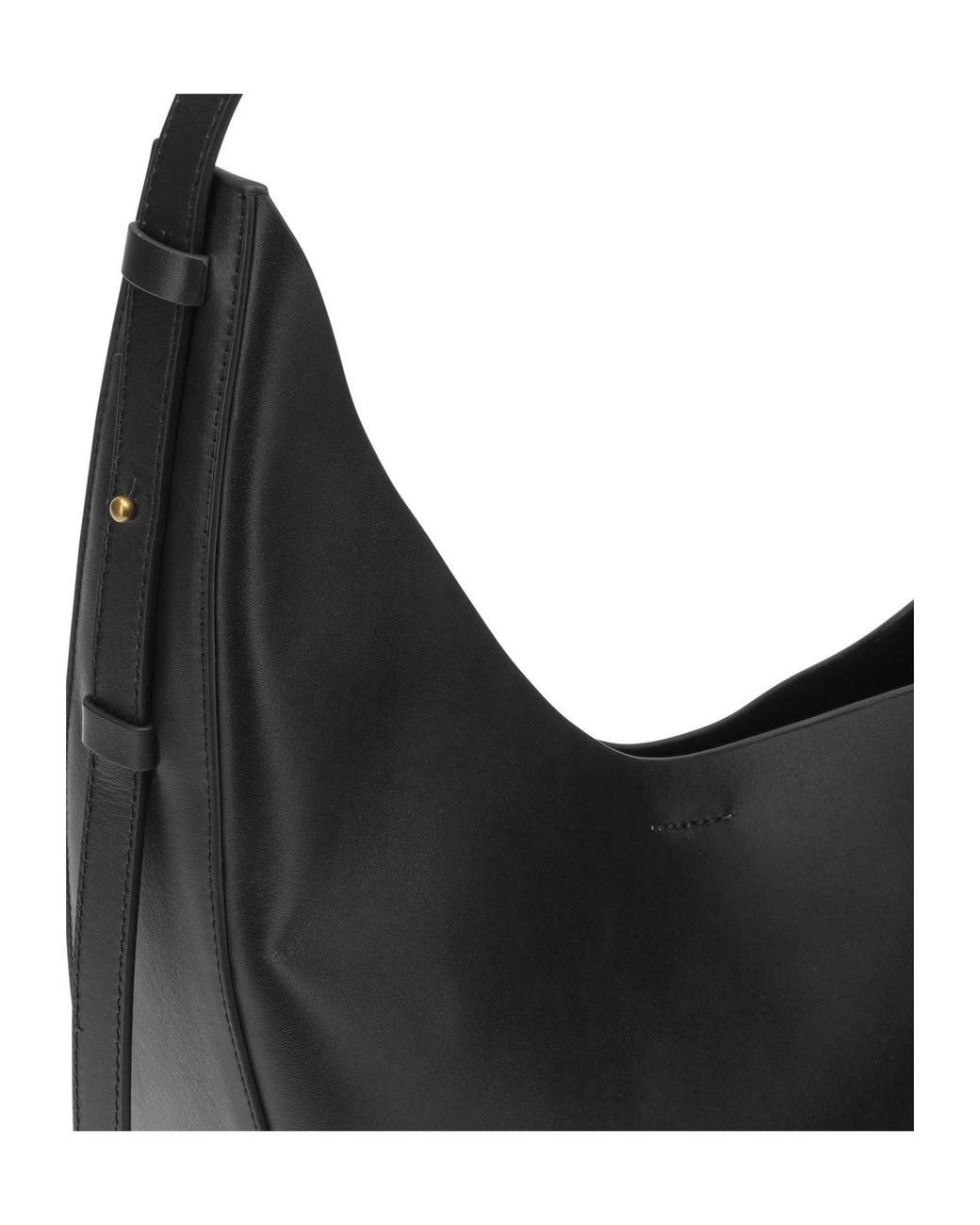 Soeur Black Asymmetrical Shoulder Bag