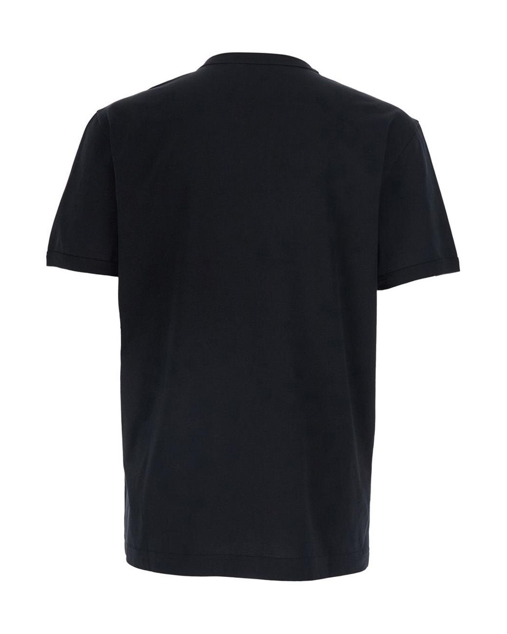 Dolce & Gabbana Black Logo Patch T-Shirt for men