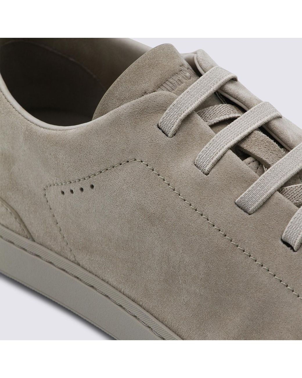 Church's Gray Round Toe Lace-Up Sneakers for men