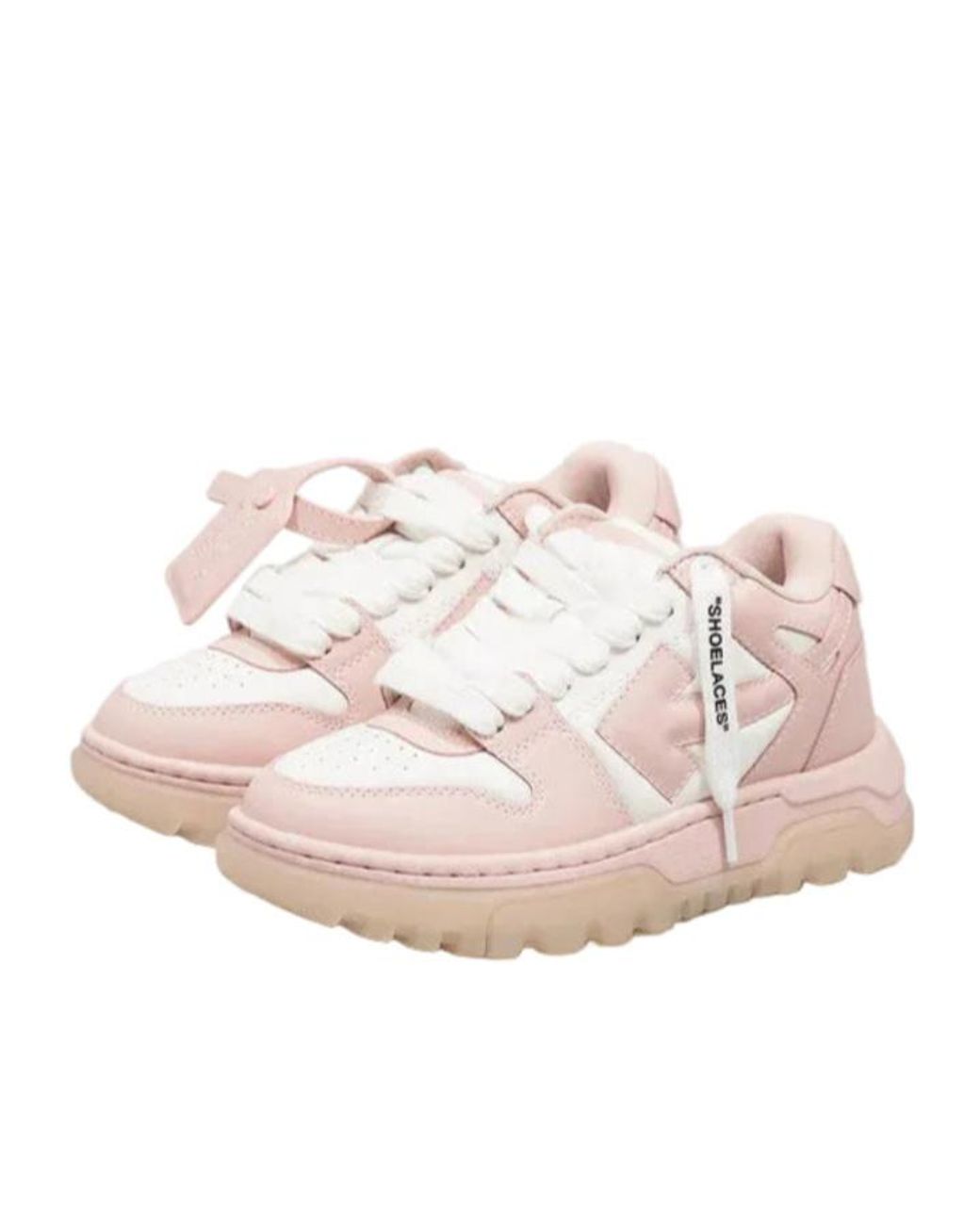 Off-White c/o Virgil Abloh Pink Lace-Up Sneakers