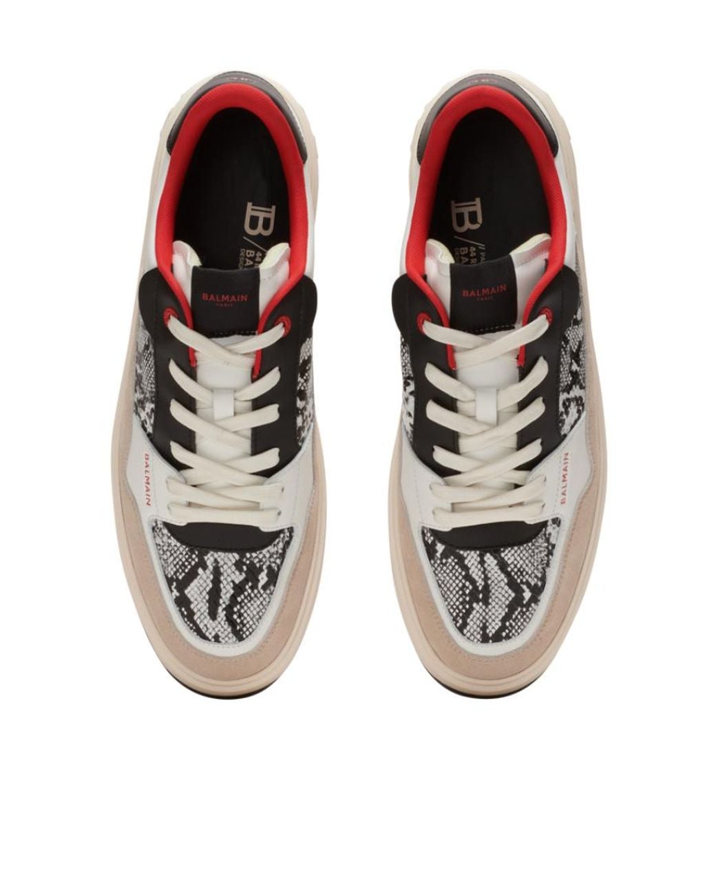 Balmain Multicolor B Court Flip Sneakers for men