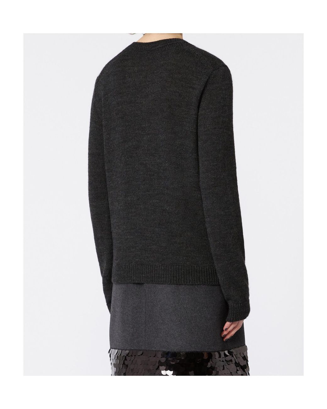Weekend by Maxmara Black Brunate1234 V-Neck Sweater