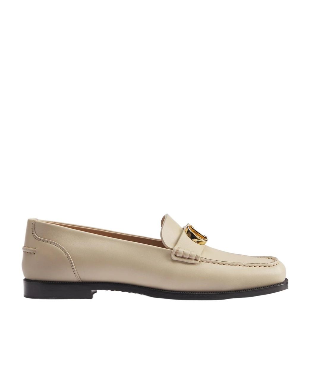 Dior White Palais Loafer