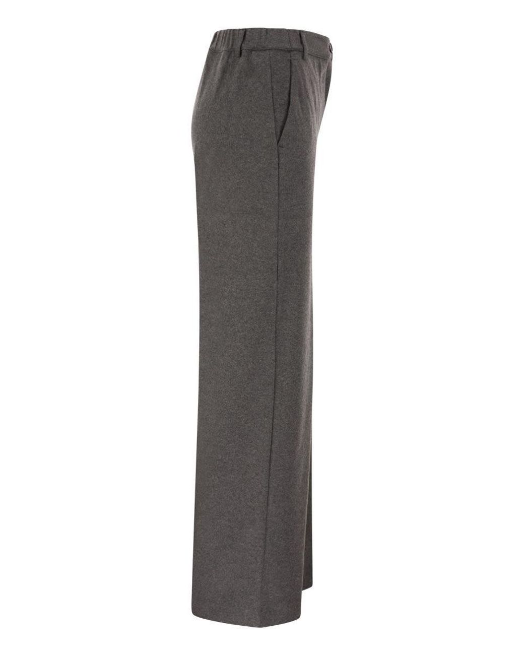 Weekend by Maxmara Gray Wkdorata Straight-Leg Pants