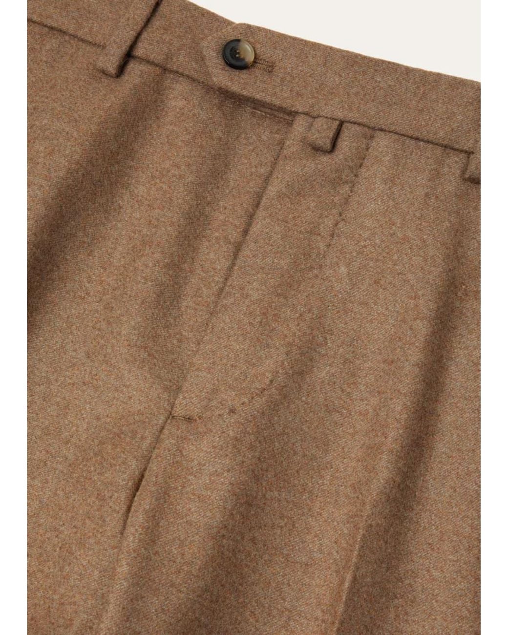 Loro Piana Brown Carlo Pants for men