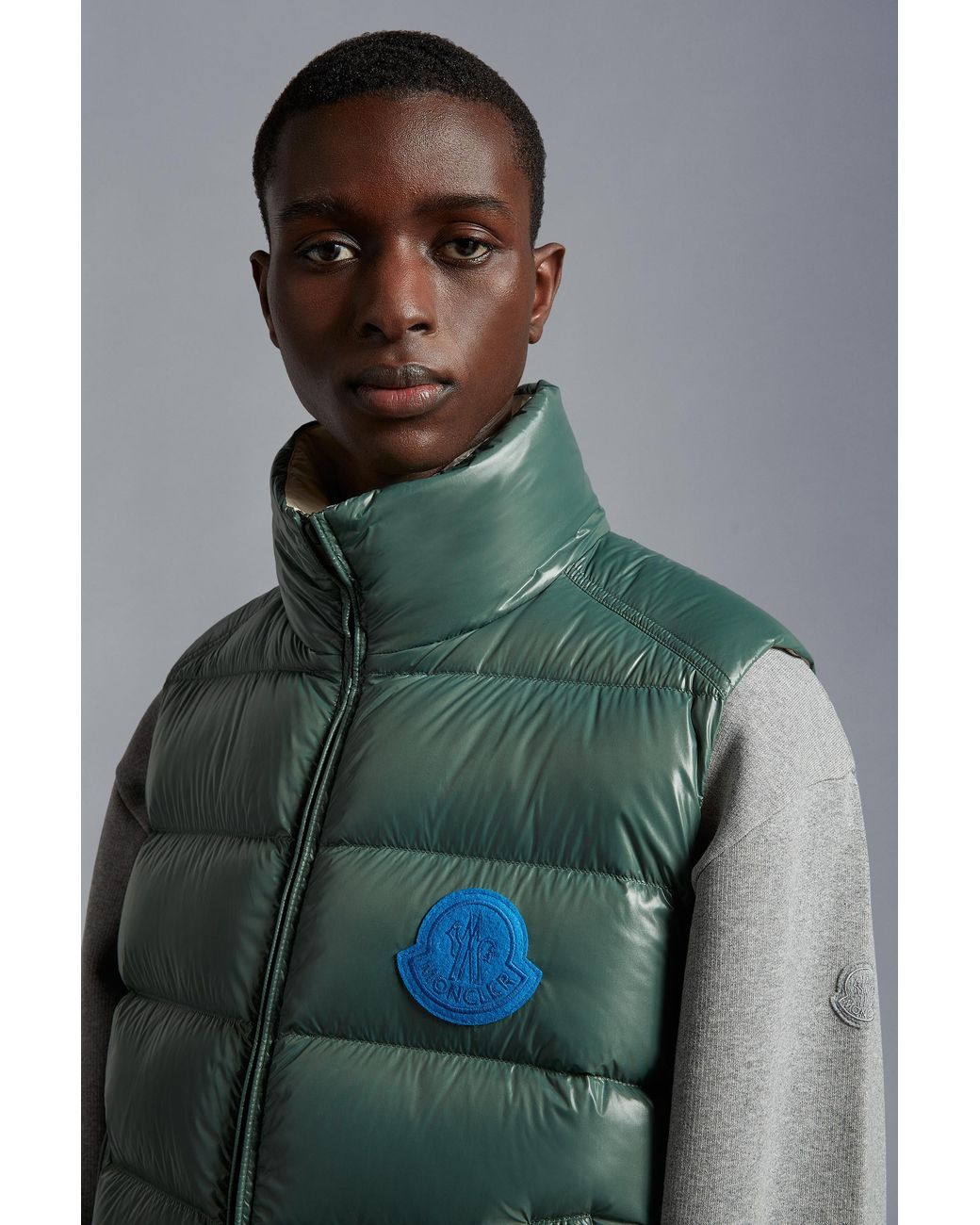 Moncler Green Parke Down Gilet for men