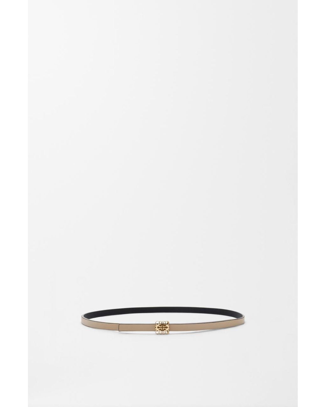 Loewe White Logo Belt