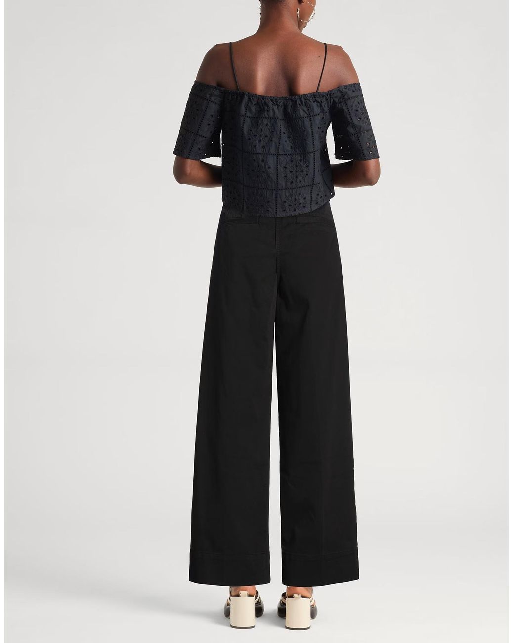 Farm Rio Black Casual Pants With Belt Loops