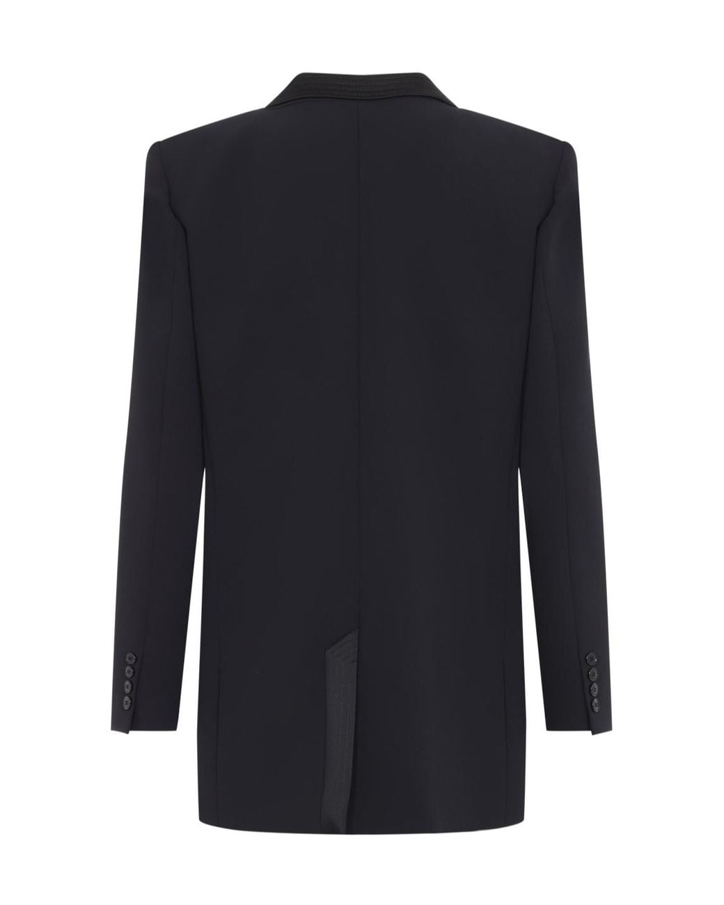 Elisabetta Franchi Blue Double-Breasted Tailored Blazer