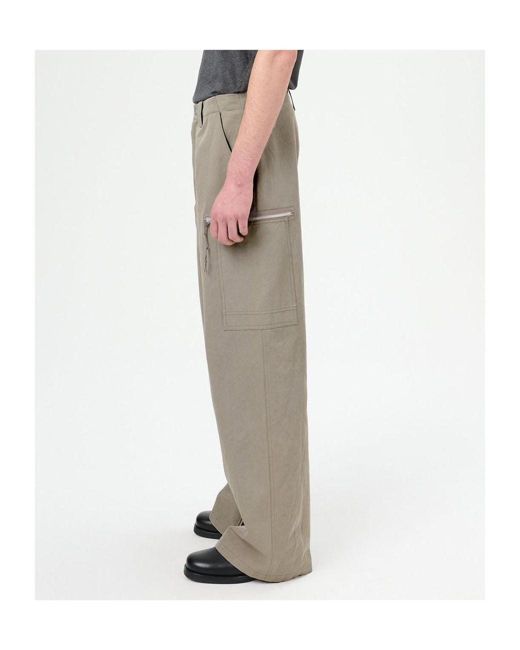 Our Legacy Gray Tactical Cargo Trousers for men