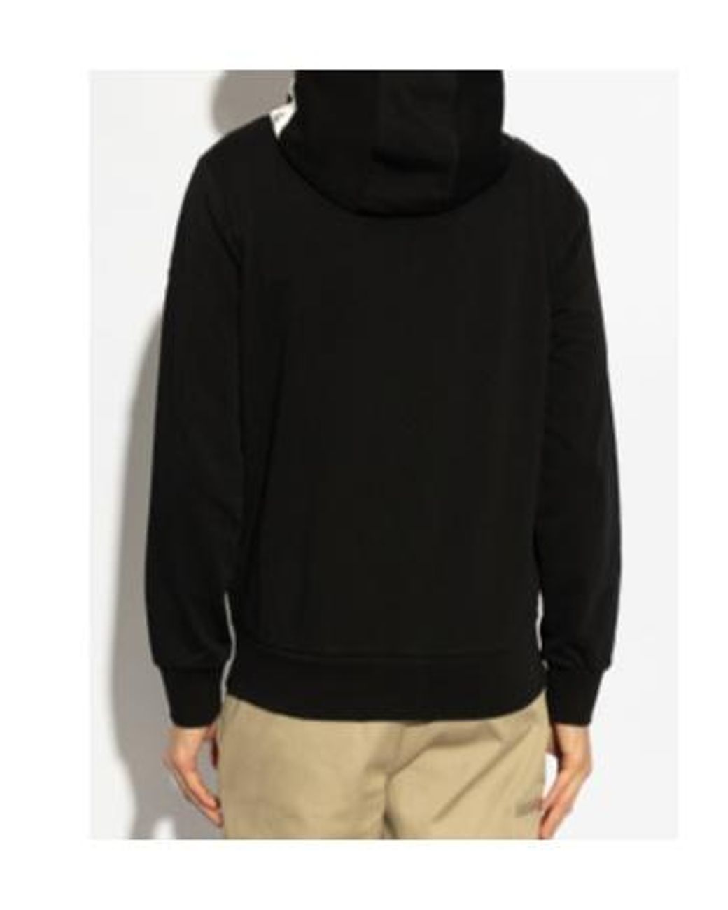 Moncler Black Zip-Up Hooded Cardigan for men