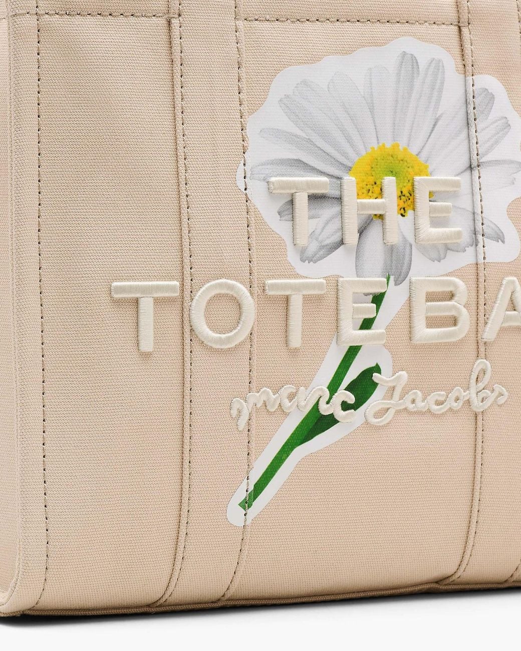 Marc Jacobs Multicolor The Daisy Script Medium Tote Bag