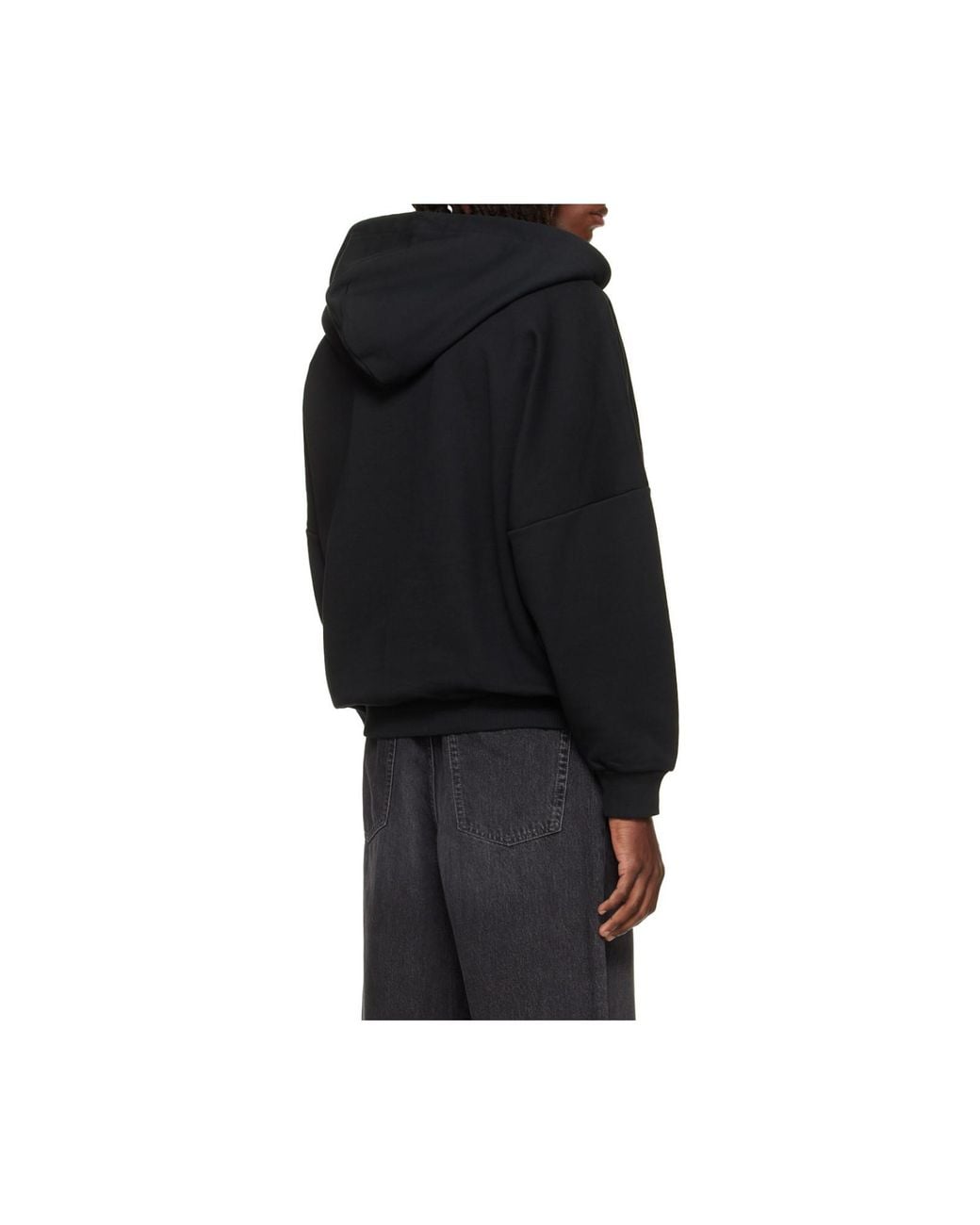 Vivienne Westwood Black Batwing Logo Hoodie for men
