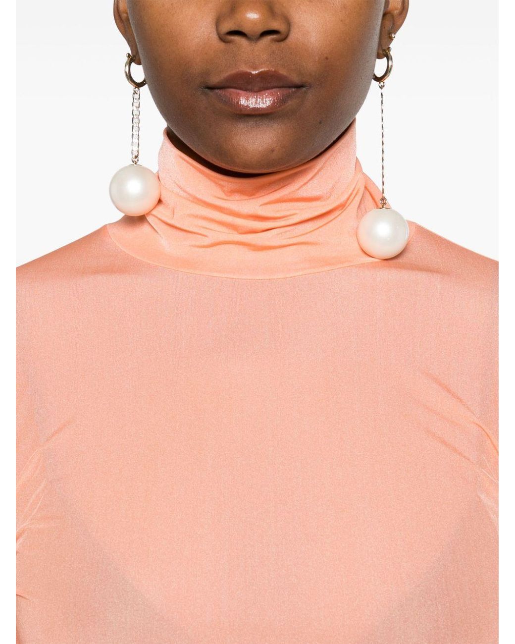 Dries Van Noten Pink Long-Sleeved Sweater