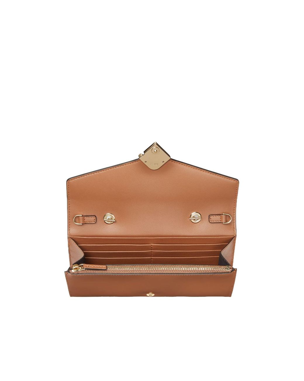 Fendi Multicolor Ff-Logo Chain-Strap Leather Mini Bag