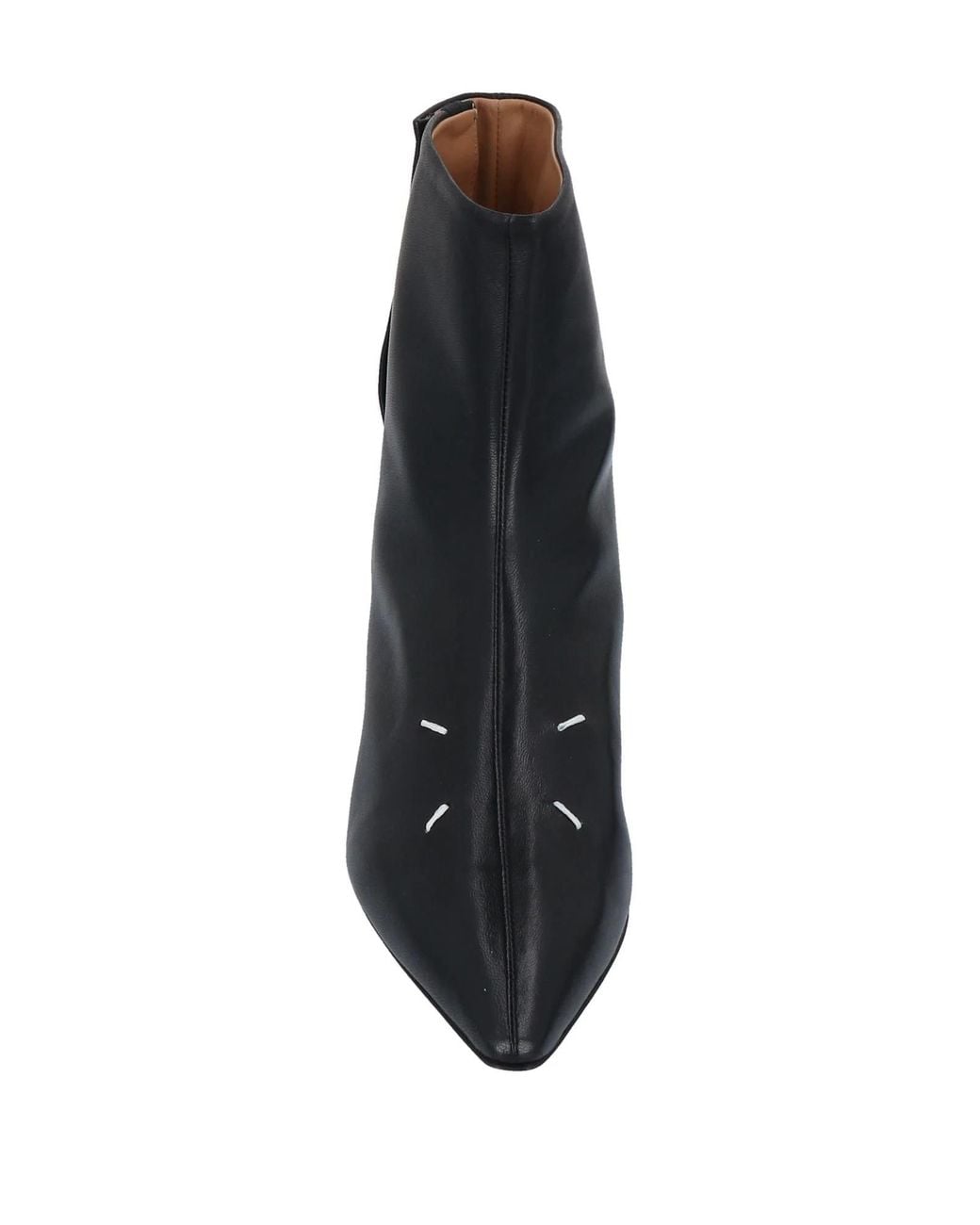 Maison Margiela Black Leather Ankle Boot