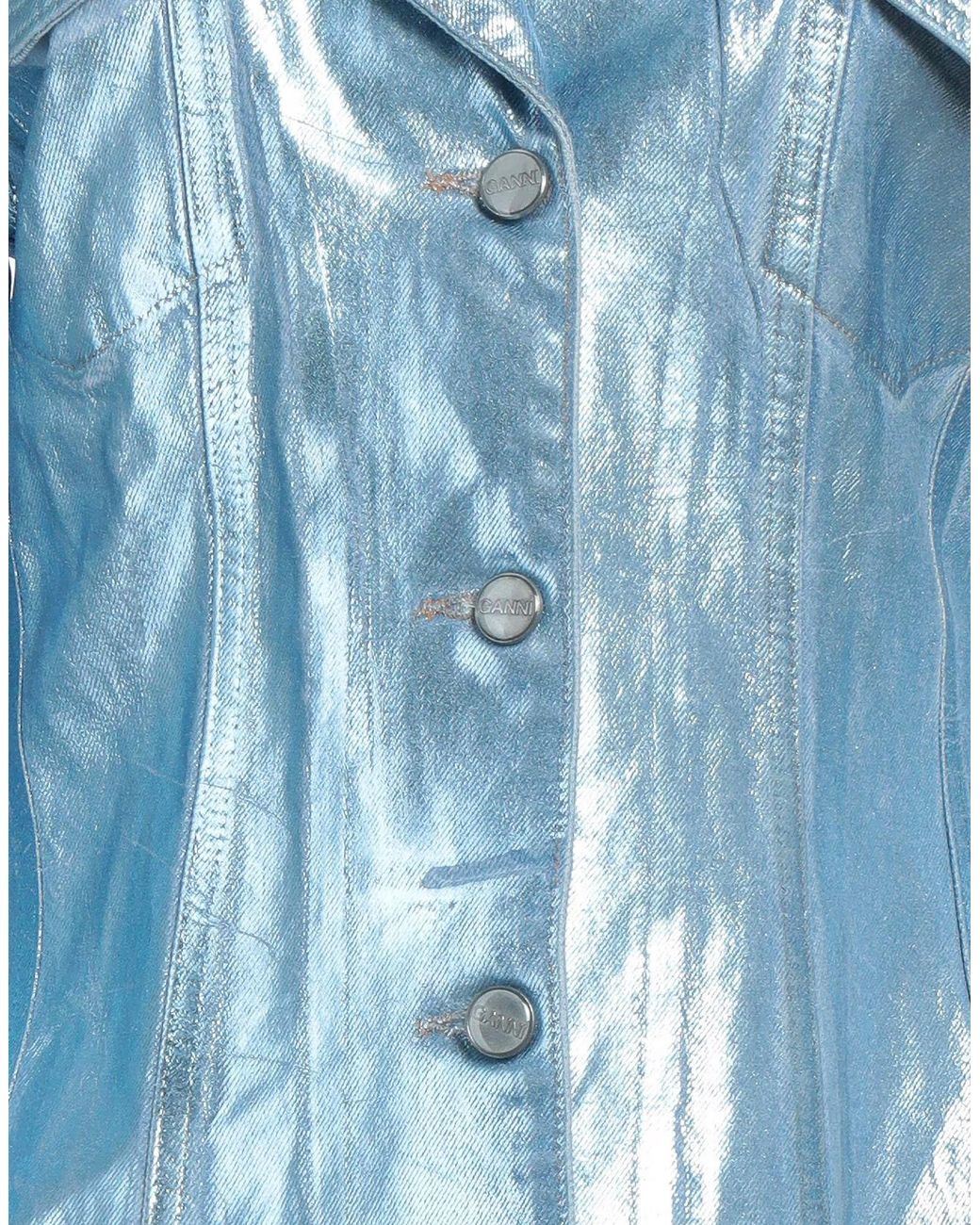 Ganni Blue Stylish Medium Denim Jacket