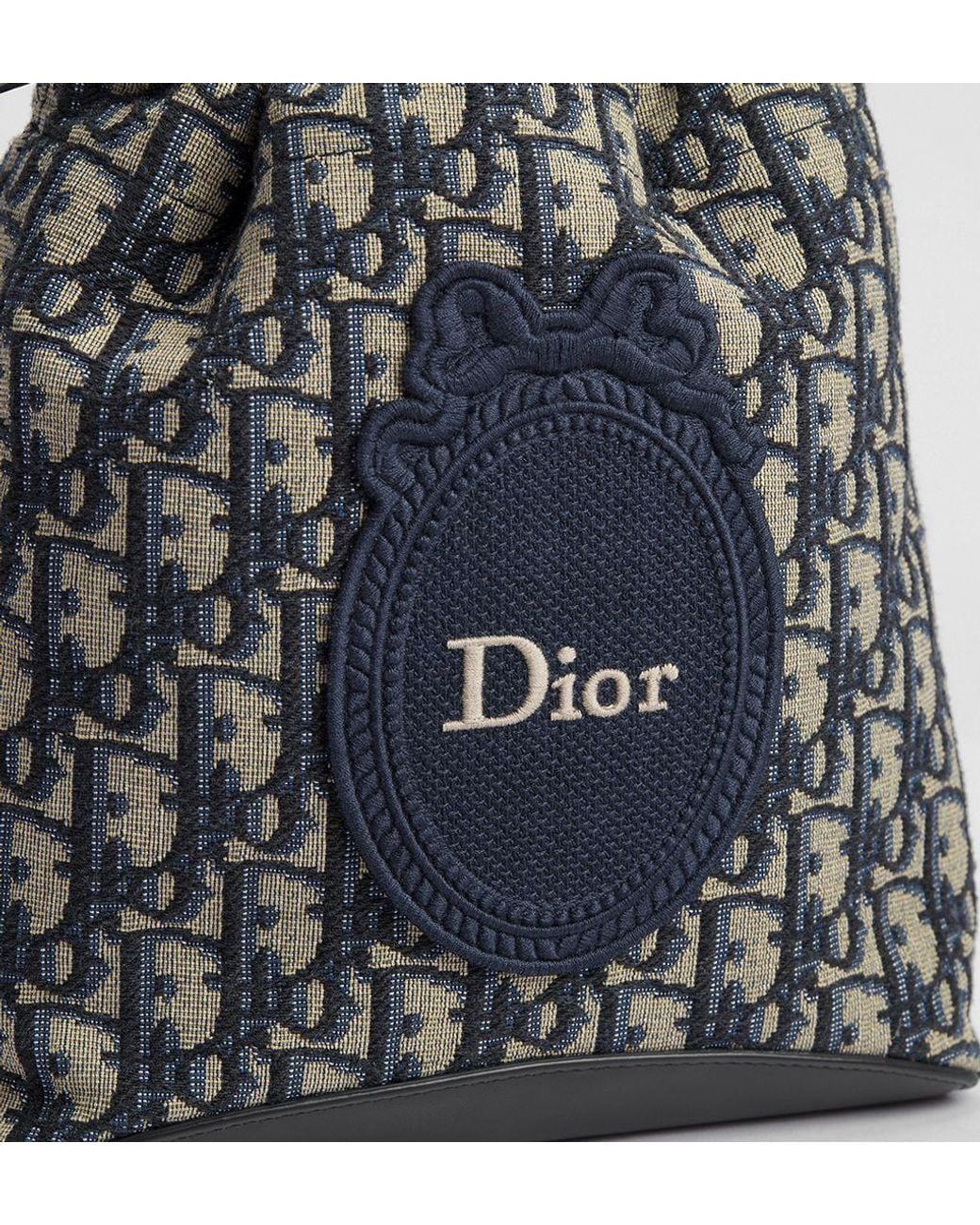 Dior Black Blooming Mini Bucket Bag
