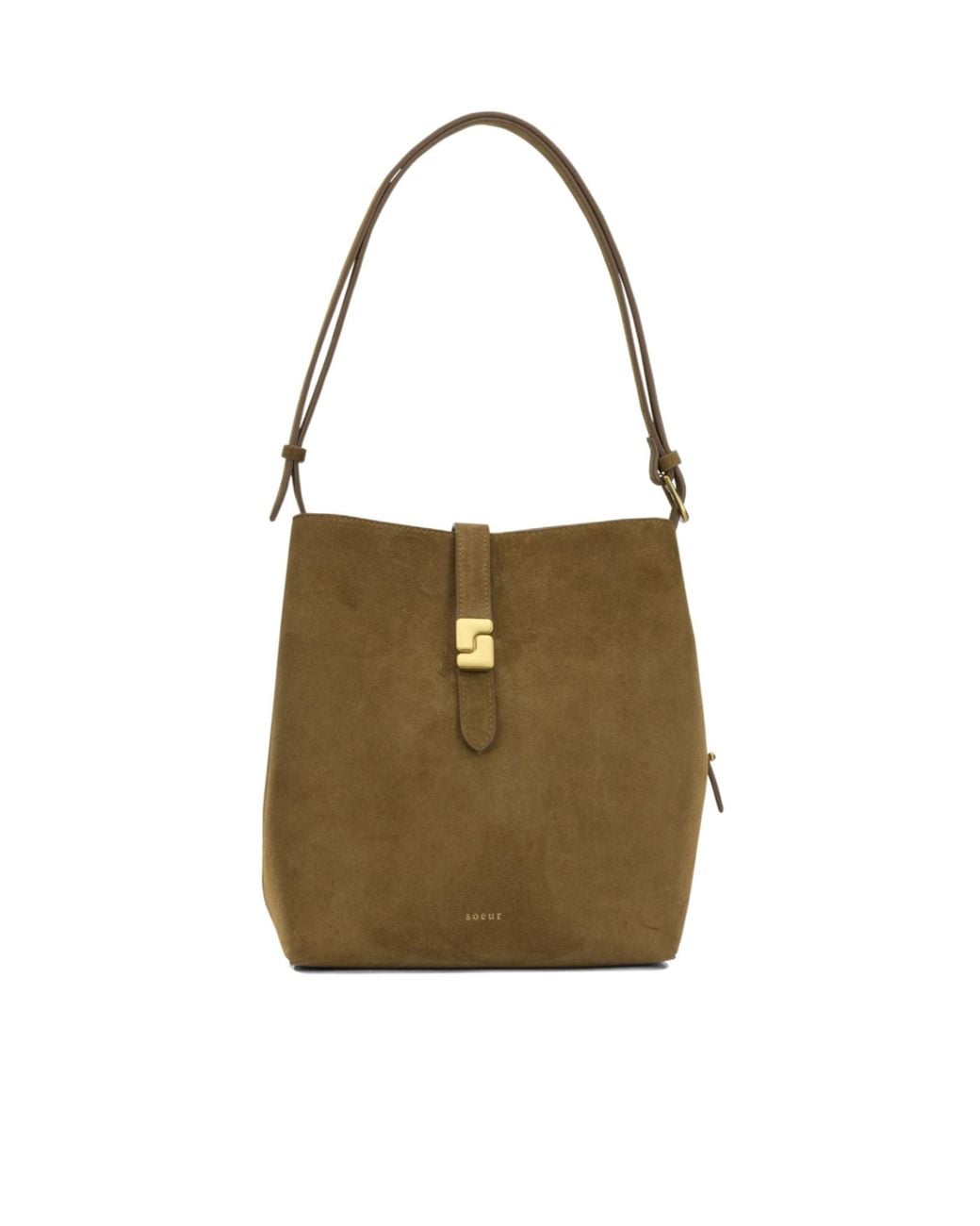 Soeur Multicolor Bello Suede Shoulder Bag