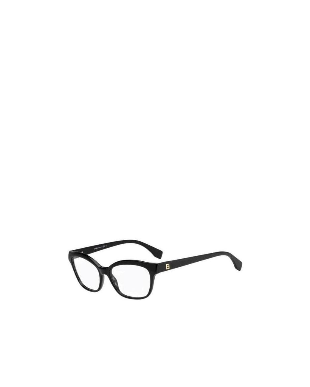 Fendi Metallic Logo Details Flat Mirror