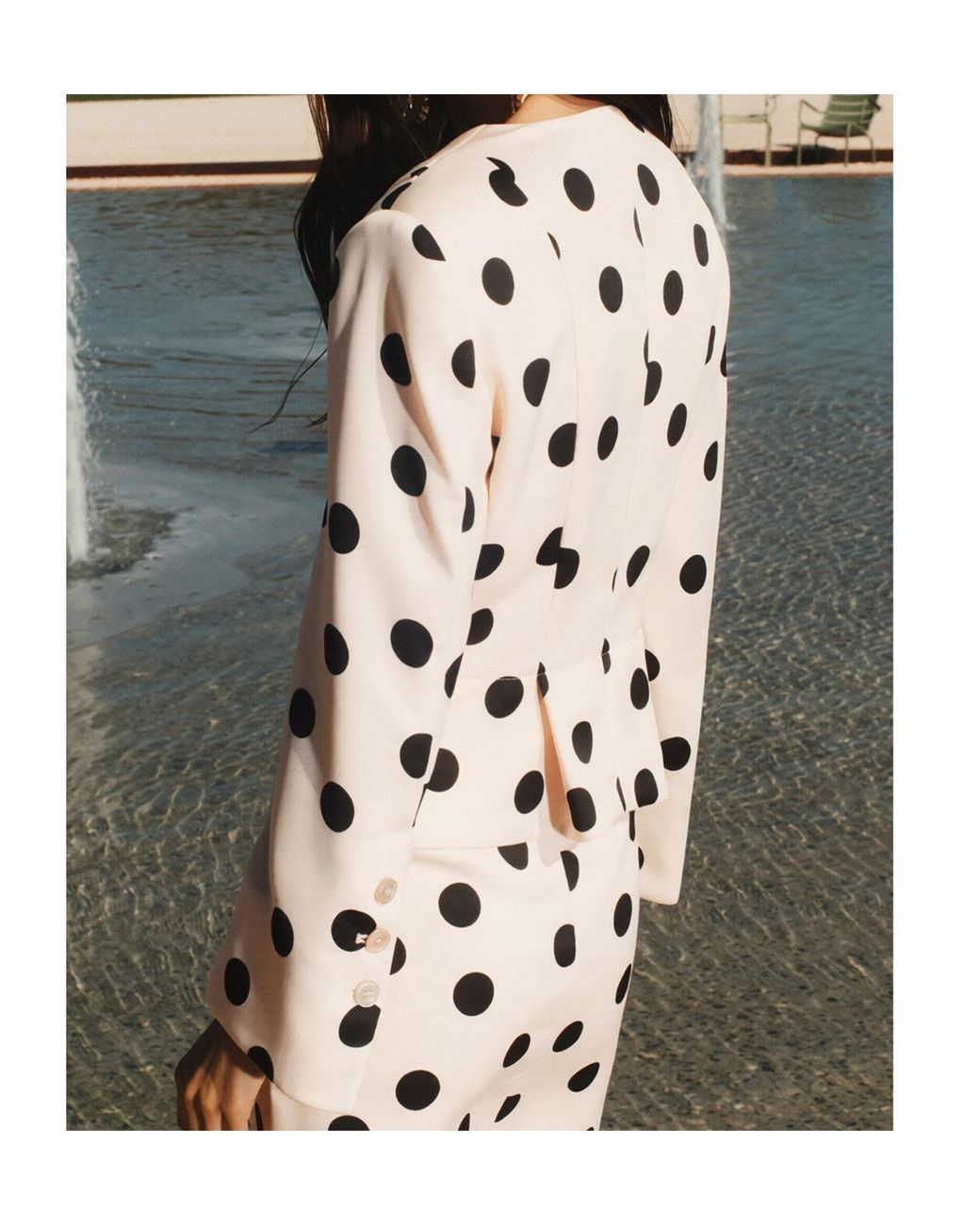 Marella Natural Long-Sleeved Suit Jacket
