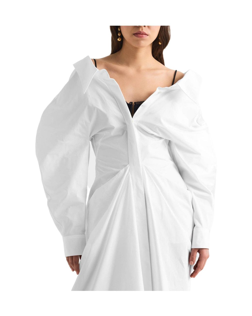 Givenchy White Long Shirt Dress