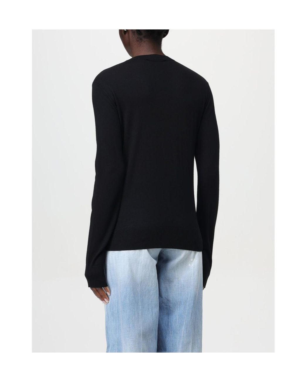 DSquared² Black D2 Turtleneck Knitted Pullover