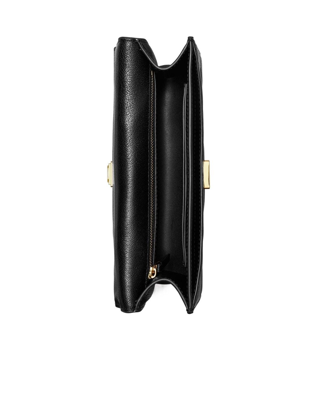 Tory Burch Black Small Fleming Convertible Shoulder Bag
