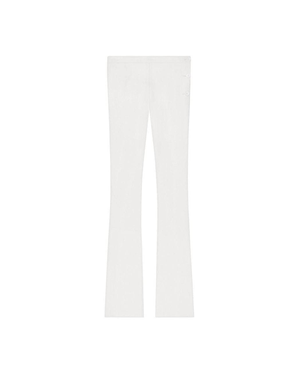 Courreges White Oblique Trousers