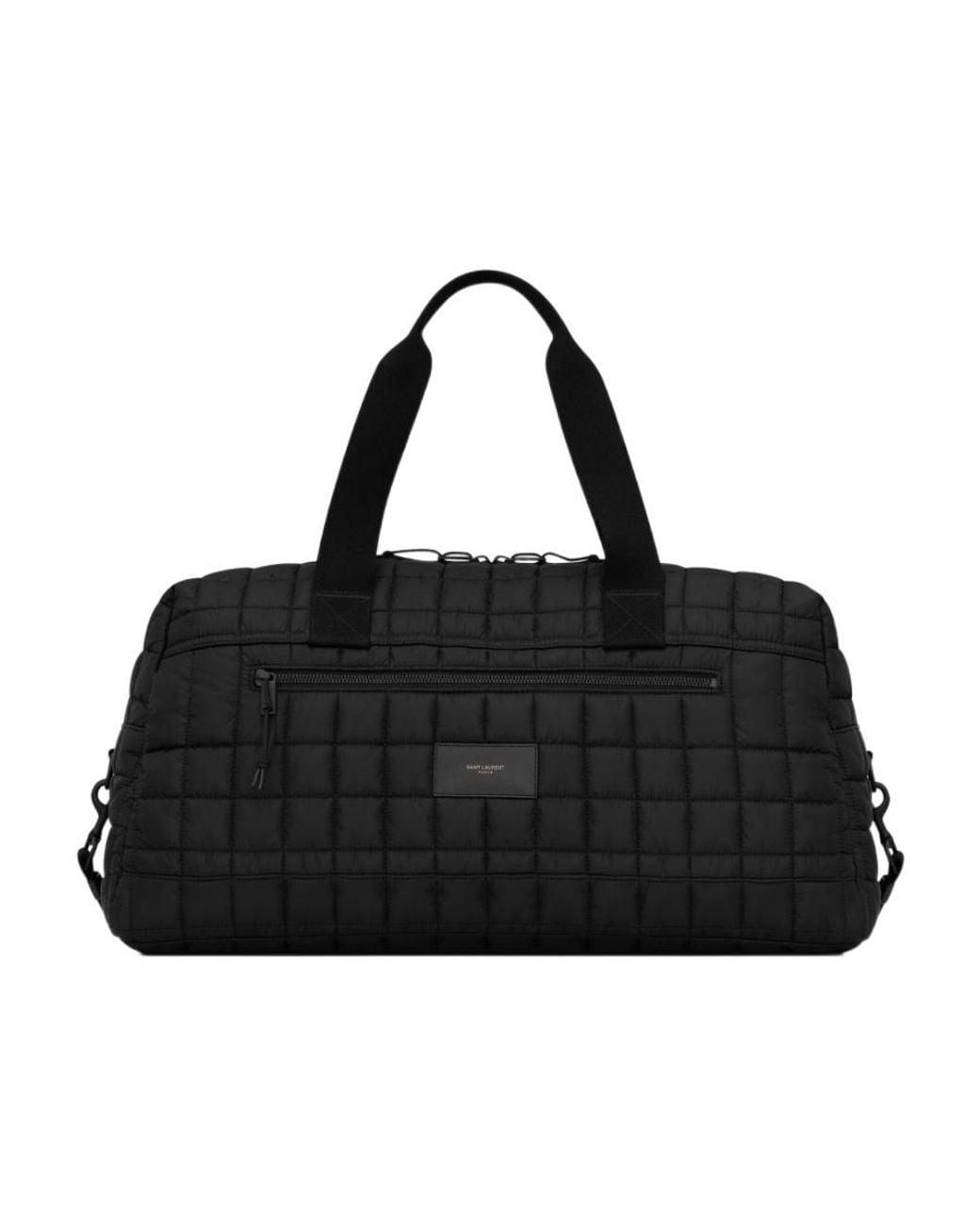 Saint Laurent Black Nuxx Quilted Duffle Bag for men
