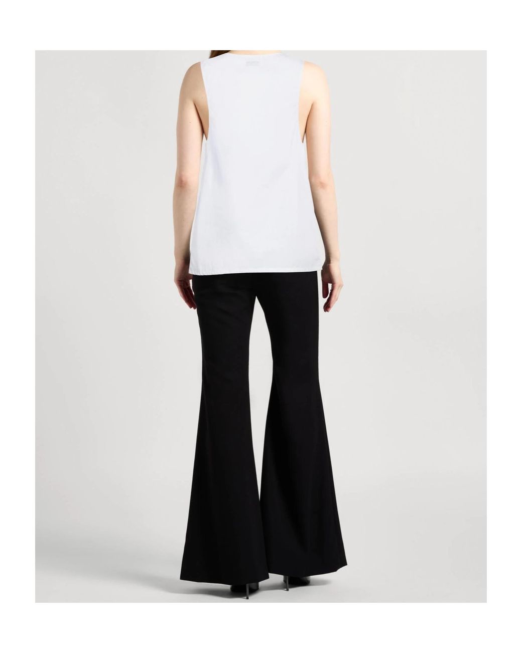 Saint Laurent White Crew Neck Vest