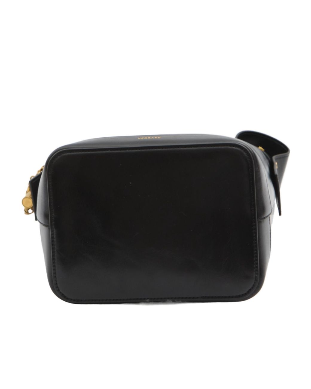 Versace Black Medusa Bucket Bag
