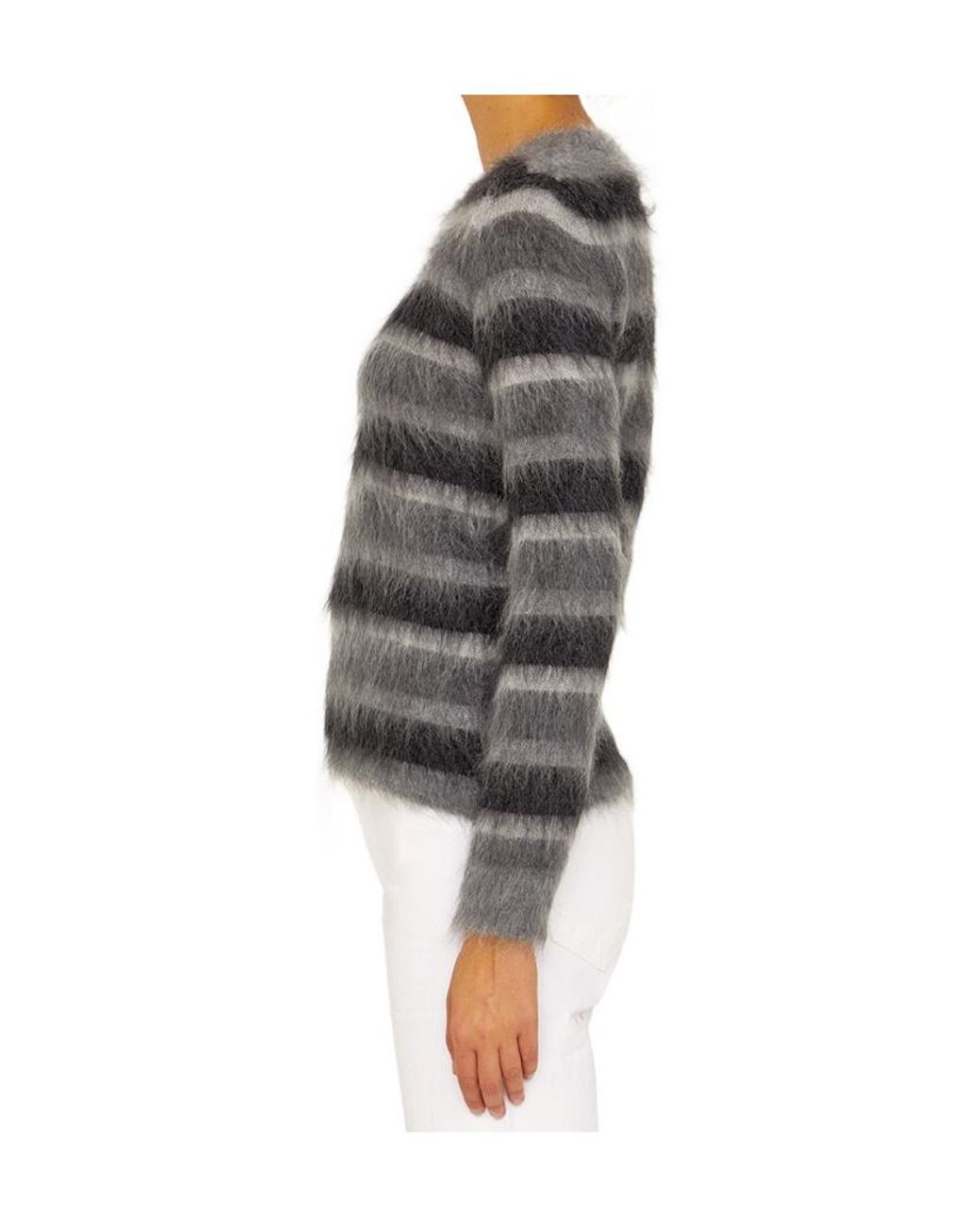 Max Mara Gray Logo Pullover